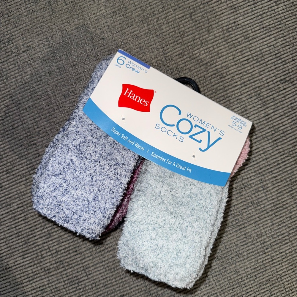 Hanes Women's Cozy Socks